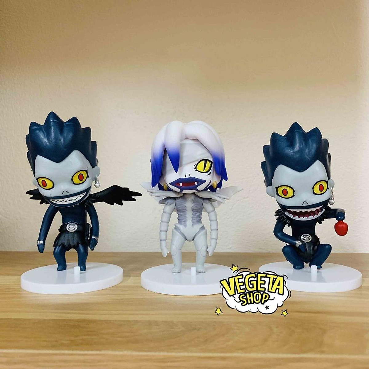 1636 Mô hình Rem Death Note trắng và Ryuuku Death Note đen  Shop Nino24