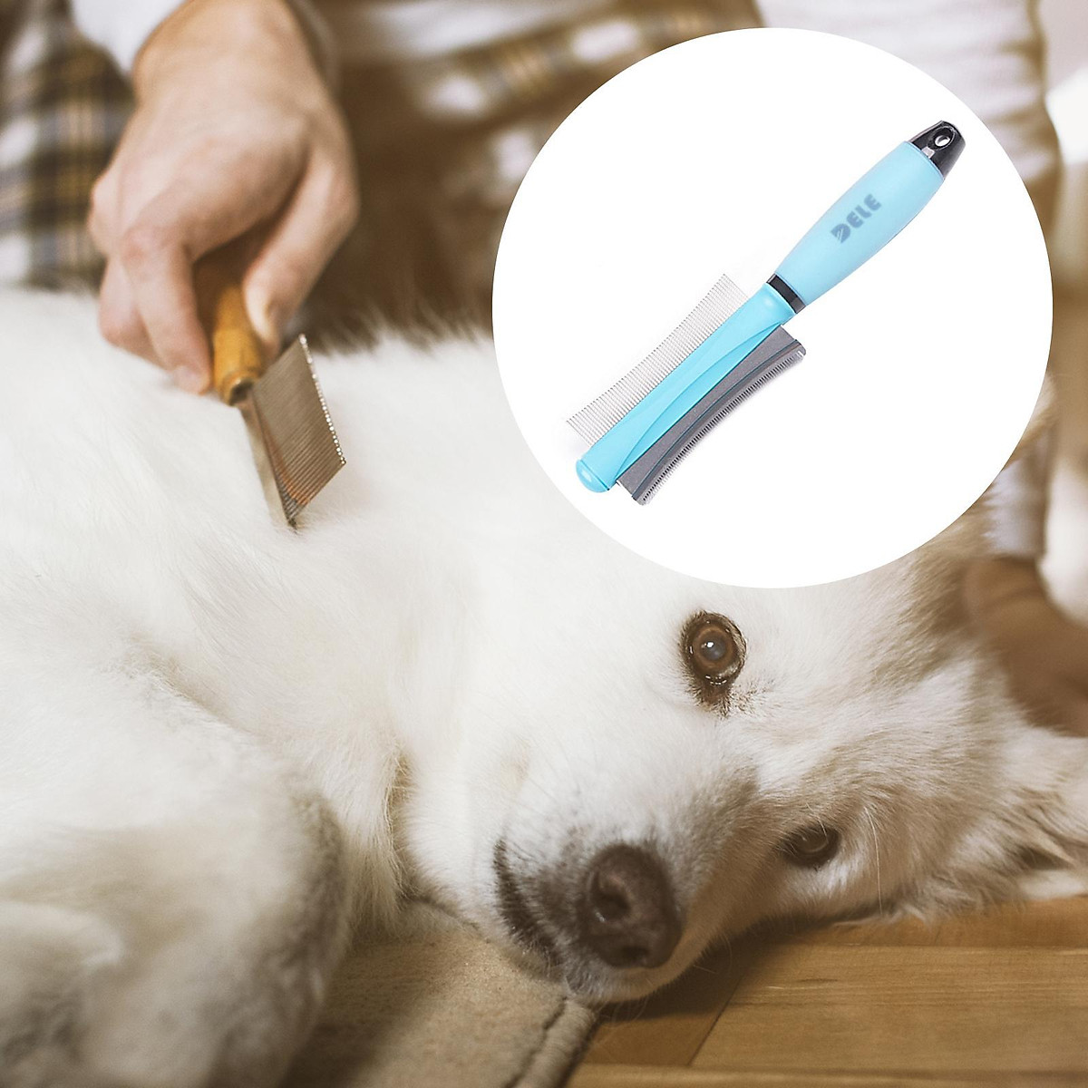 Pet Dog Grooming Comb Brush Metal for Tangled Hair - Chăm sóc thú cưng
