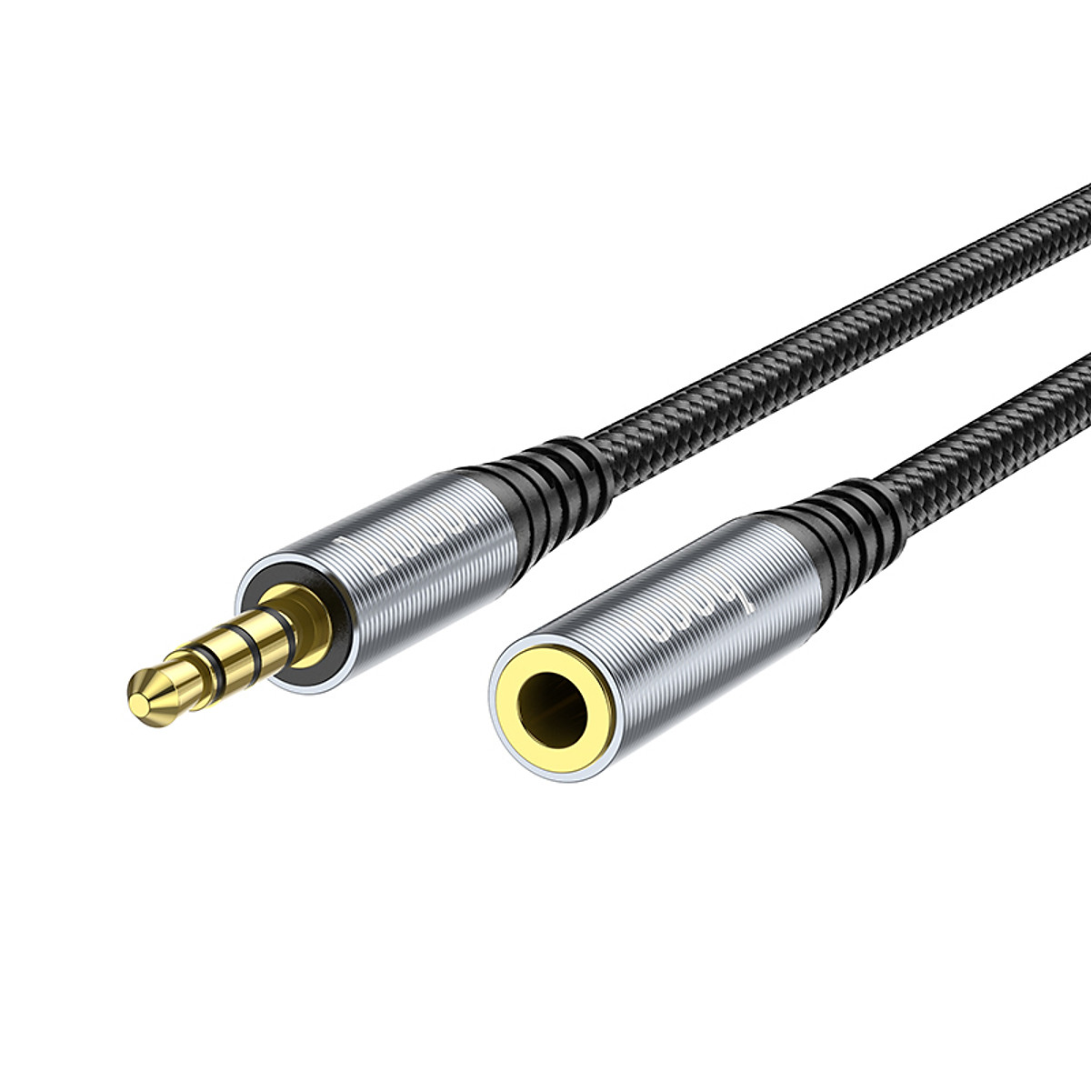 Dây Cáp Nối Dài Âm Thanh 3.5mm Dài 1M AUX001-BK Loa Tai Nghe - Hàng Chính Hãng