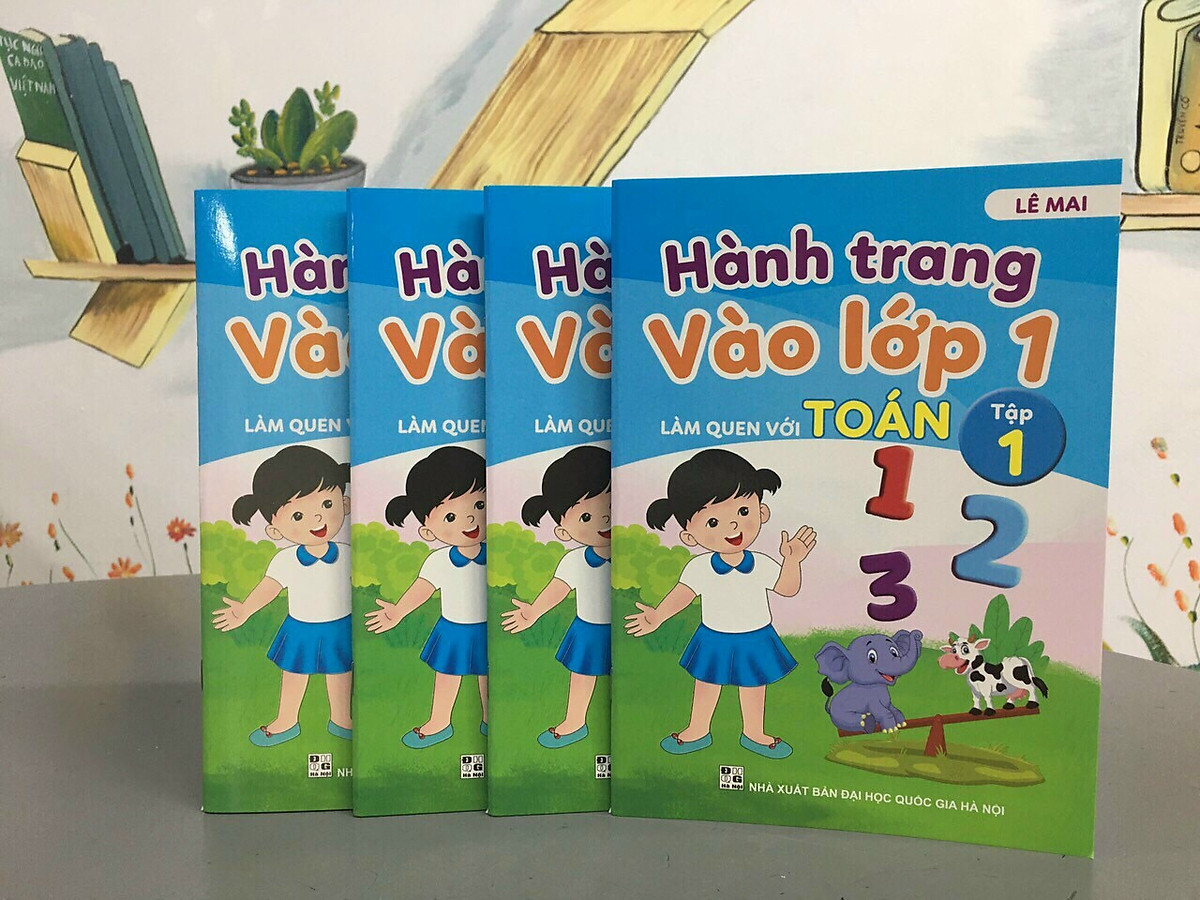 NDB - Hành trang vào lớp 1 làm quen với toán tập 1 + Học xem giờ và học toán (bộ 2 cuốn)