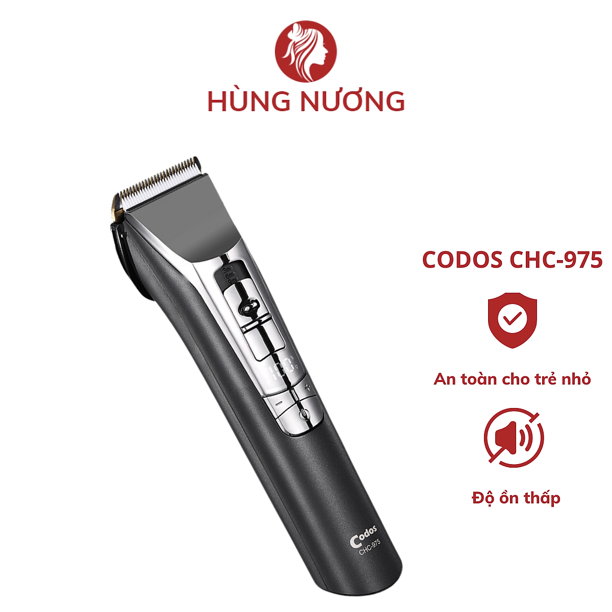 Tông Đơ Cắt Tóc Trẻ Em CODOS CHC-975 Chuyên Nghiệp, Gọn Nhẹ, Dễ sử ...