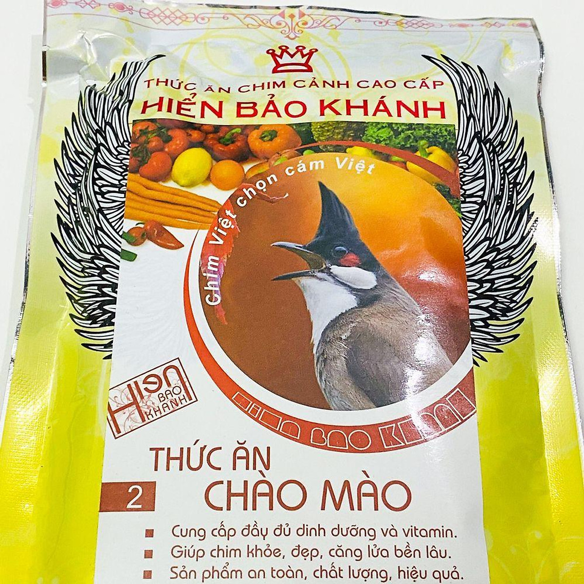 Cám chim chào mào Hiển Bảo Khánh số 2 cao cấp 200gram - Cám chào ...