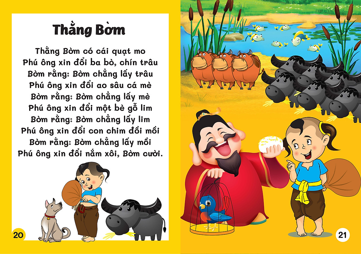 Đồng dao cho Bé - Thế giới quanh ta và cuộc sống động vật, thực vật quanh bé - Bé Từ 3+ trở lên (Cho bé tập nói)