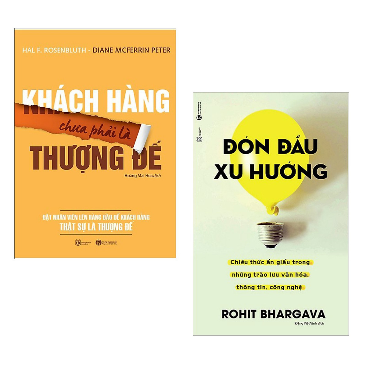 Combo Sách Kinh Tế Học Hay : Khách Hàng Chưa Phải Là Thượng Đế + Đón Đầu Xu Hướng