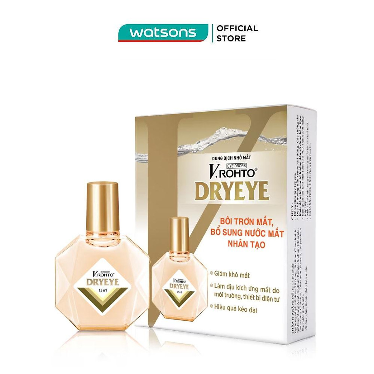 Dung Dịch Nhỏ Mắt V.Rohto Dryeye 13ml
