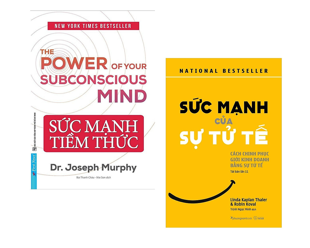 Combo sách năng lực kinh doanh: Sức mạnh của sự tử tế + Sức mạnh tiềm thức