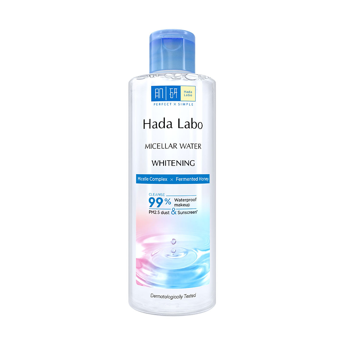 Nước tẩy trang sạch sâu dưỡng trắng Hada Labo Micellar Water Whitening 240ml