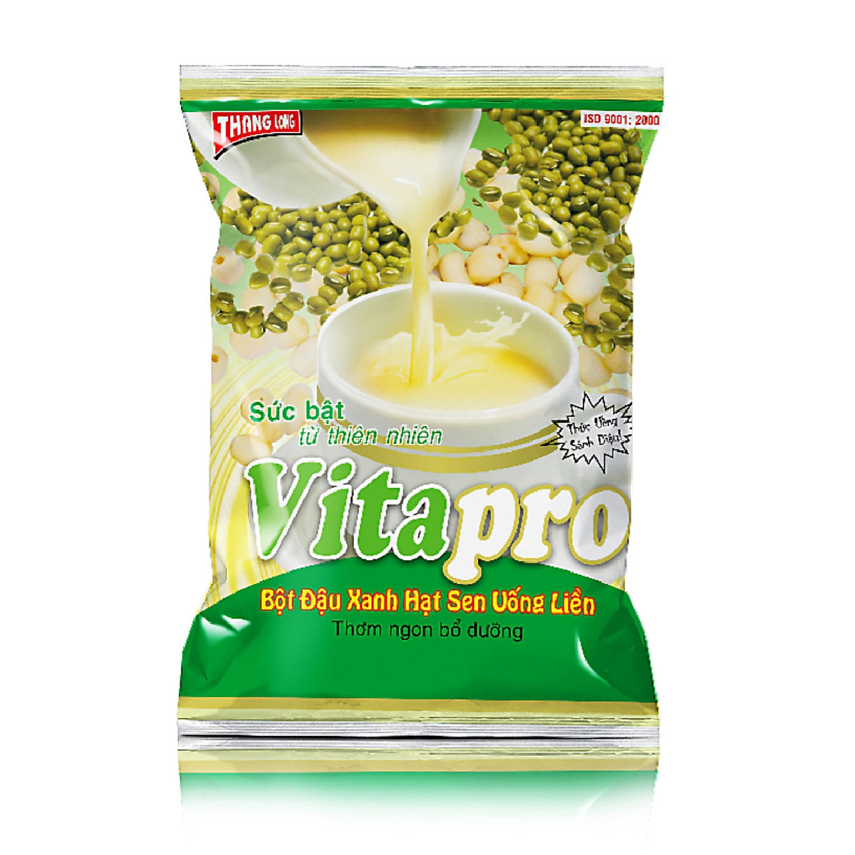 Bột Đậu Xanh Hạt Sen Vitapro 350g, Thanh Nhiệt, Giải Độc, Hỗ Trợ Điều Trị Chứng Mất Ngủ-Hàng Chính Hãng