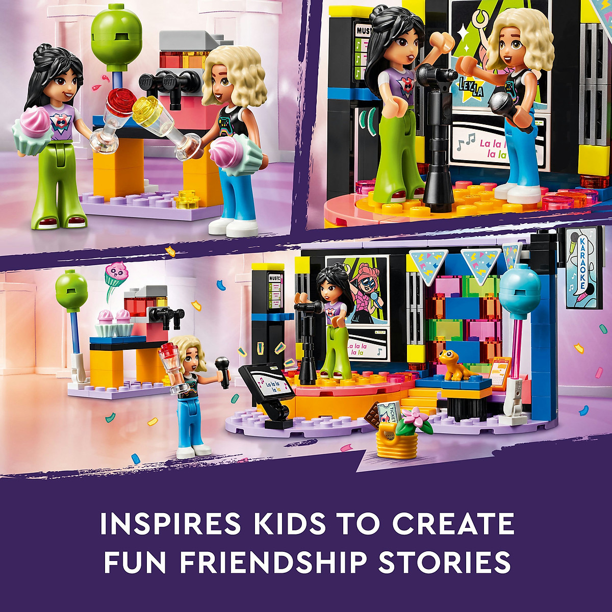 LEGO FRIENDS 42610 Đồ chơi lắp ráp Phòng hát karaoke (196 chi tiết)