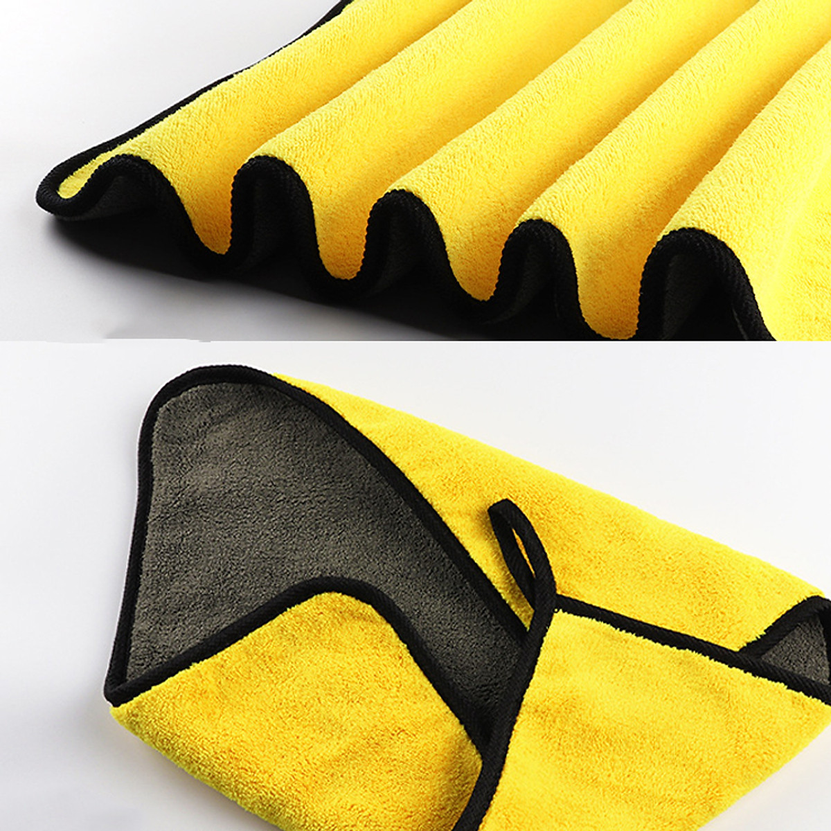Khăn Lau Xe Ô Tô Đa Năng Cỡ Đại Siêu Thấm Kích Thước 30cm x 40cm, Khăn Lau Đa Năng Chất Liệu Microfiber Chính Hãng miDoctor