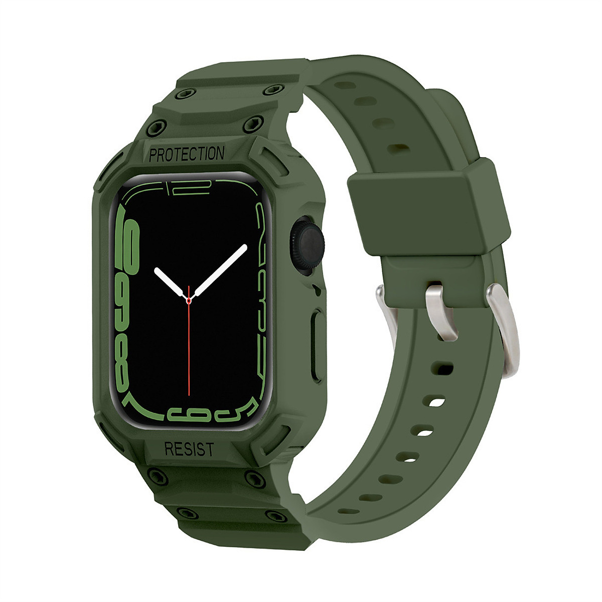 Ốp Case Kèm Dây Đeo Kiểu Gshock Kai dành cho Đồng Hồ Apple Watch- Hàng Chính Hãng