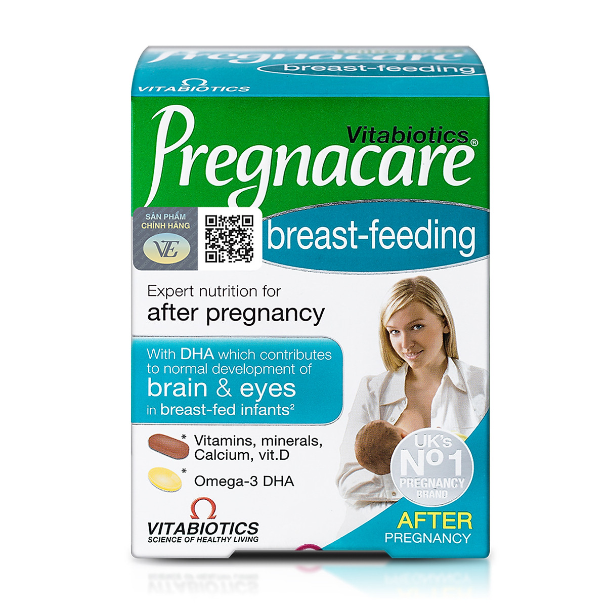 Thực phẩm bảo vệ sức khỏe Vitabiotics Pregnacare Breast-feeding (Hộp 84 viên)