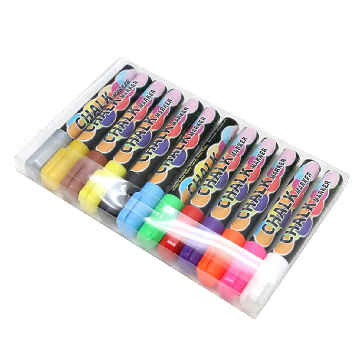 Mua 10Pcs Liquid Chalk Marker 6mm Pen Tip Erasable for Glass Blackboard  Fluorescent Panel Stationery Office Supplies