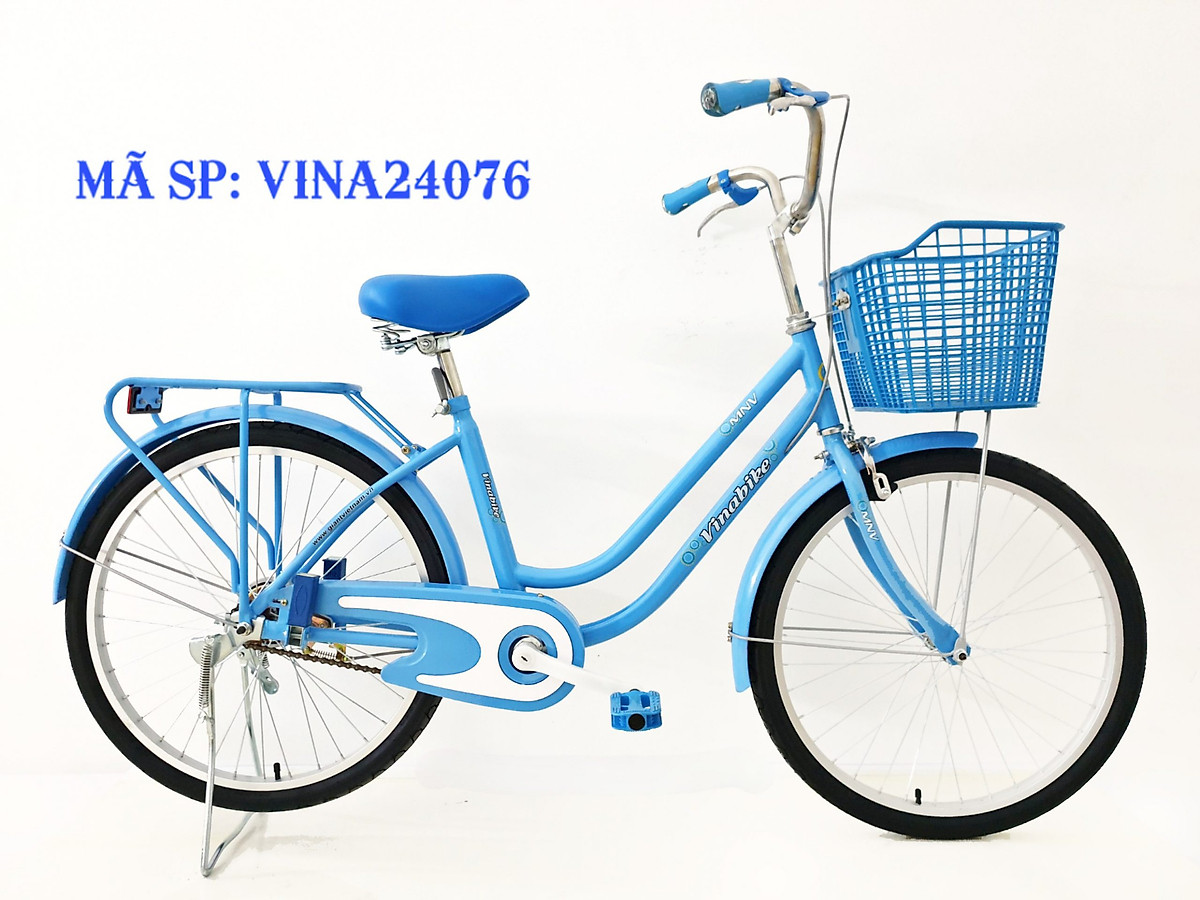 Xe đạp mini Vinabike 24inch nan thưa, phù hợp với người cao từ 1m30 đến 1m60