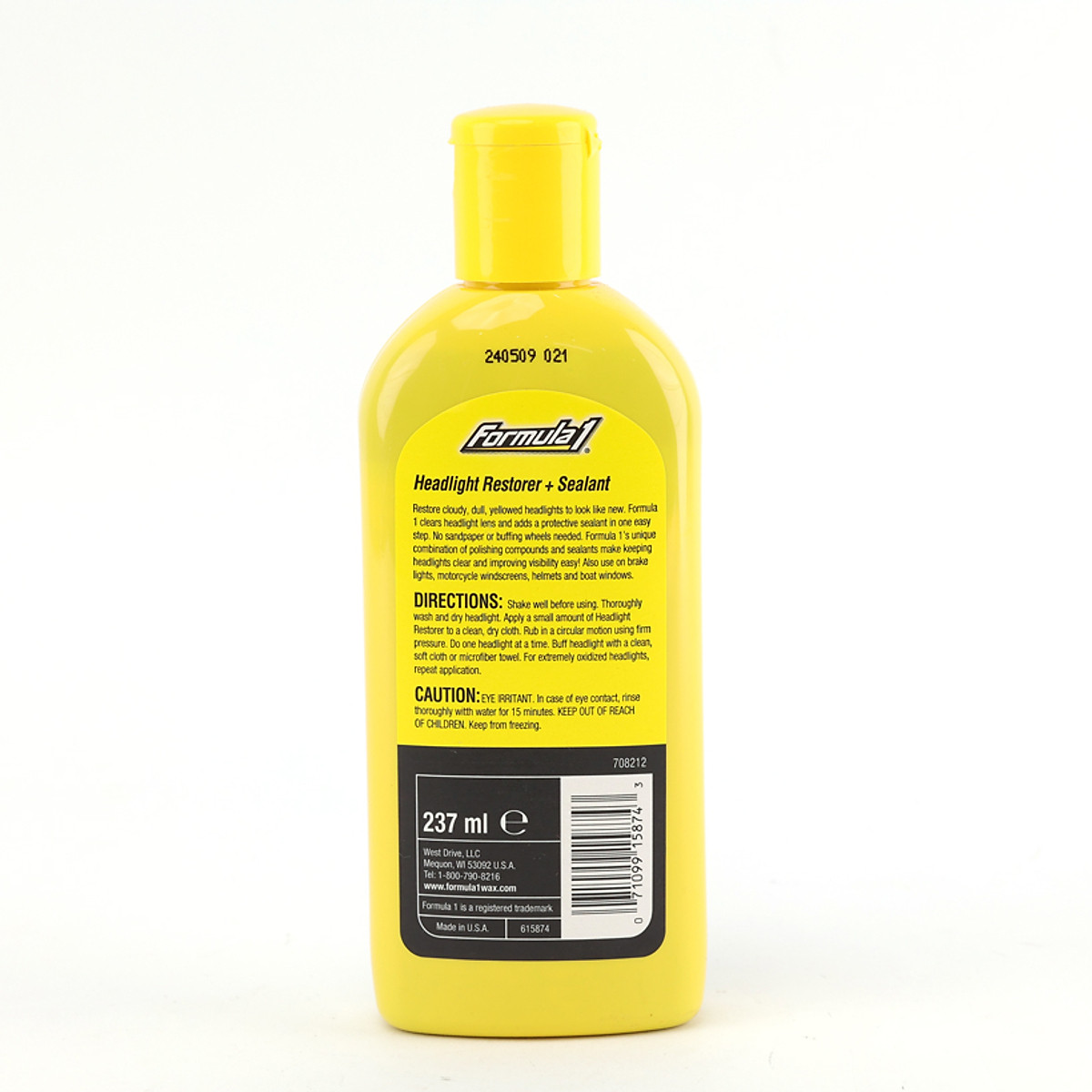 Đánh Bóng Và Phục Hồi Đèn Pha FORMULA 1 615874 237ml