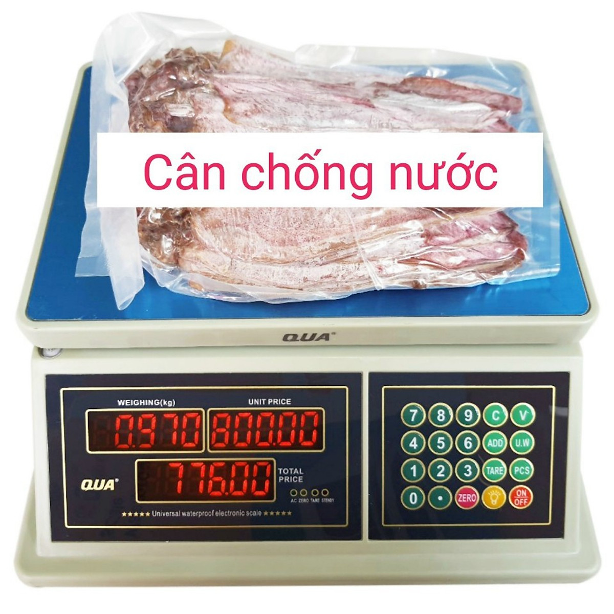 CÂN ĐIỆN TỬ TÍNH TIỀN CHỐNG NƯỚC 30Kg/5gam - QUA 832 ĐÀI LOAN ...