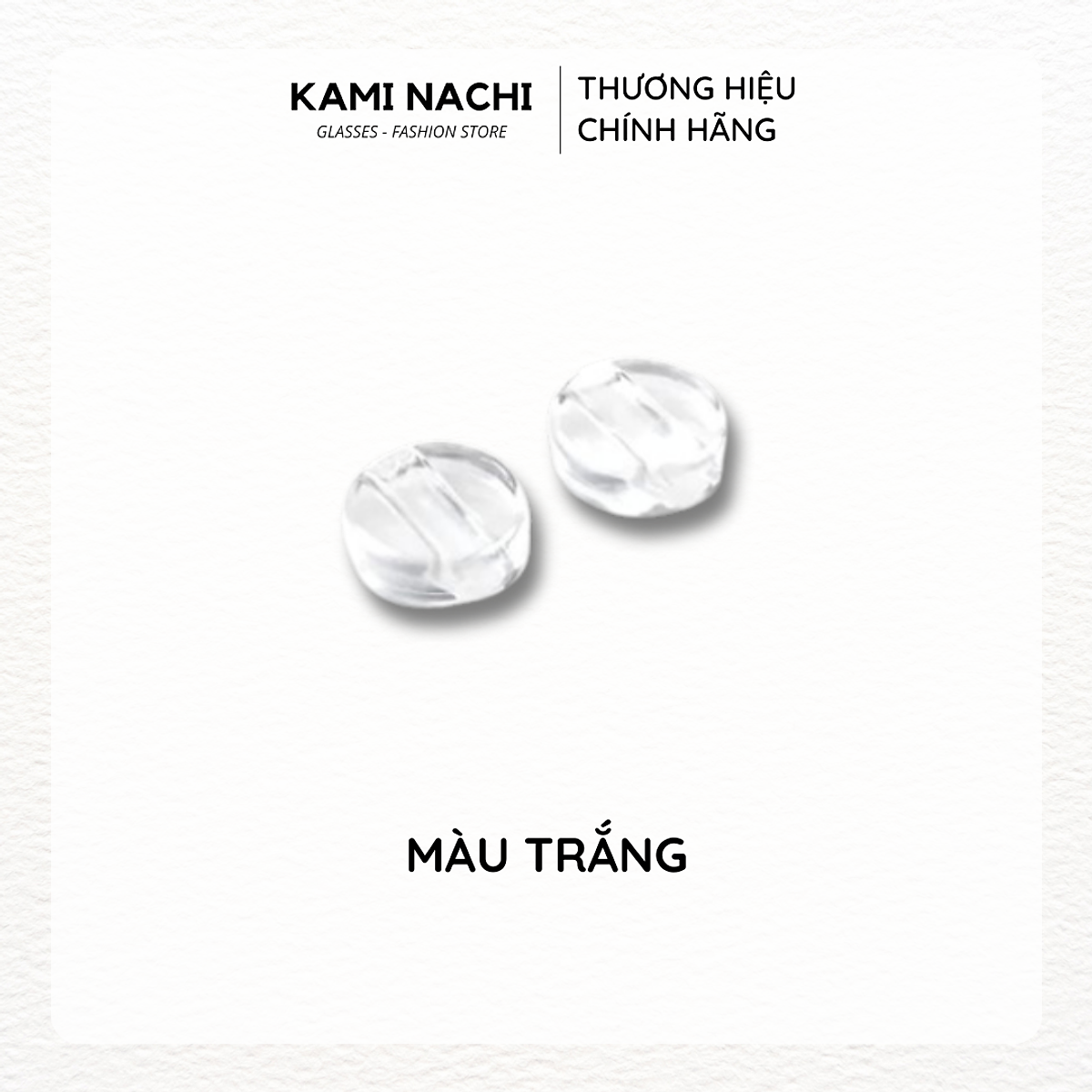 Miếng đệm làm êm tai cho kính bằng silicon siêu bền hình tròn chống trượt KAMI NACHI