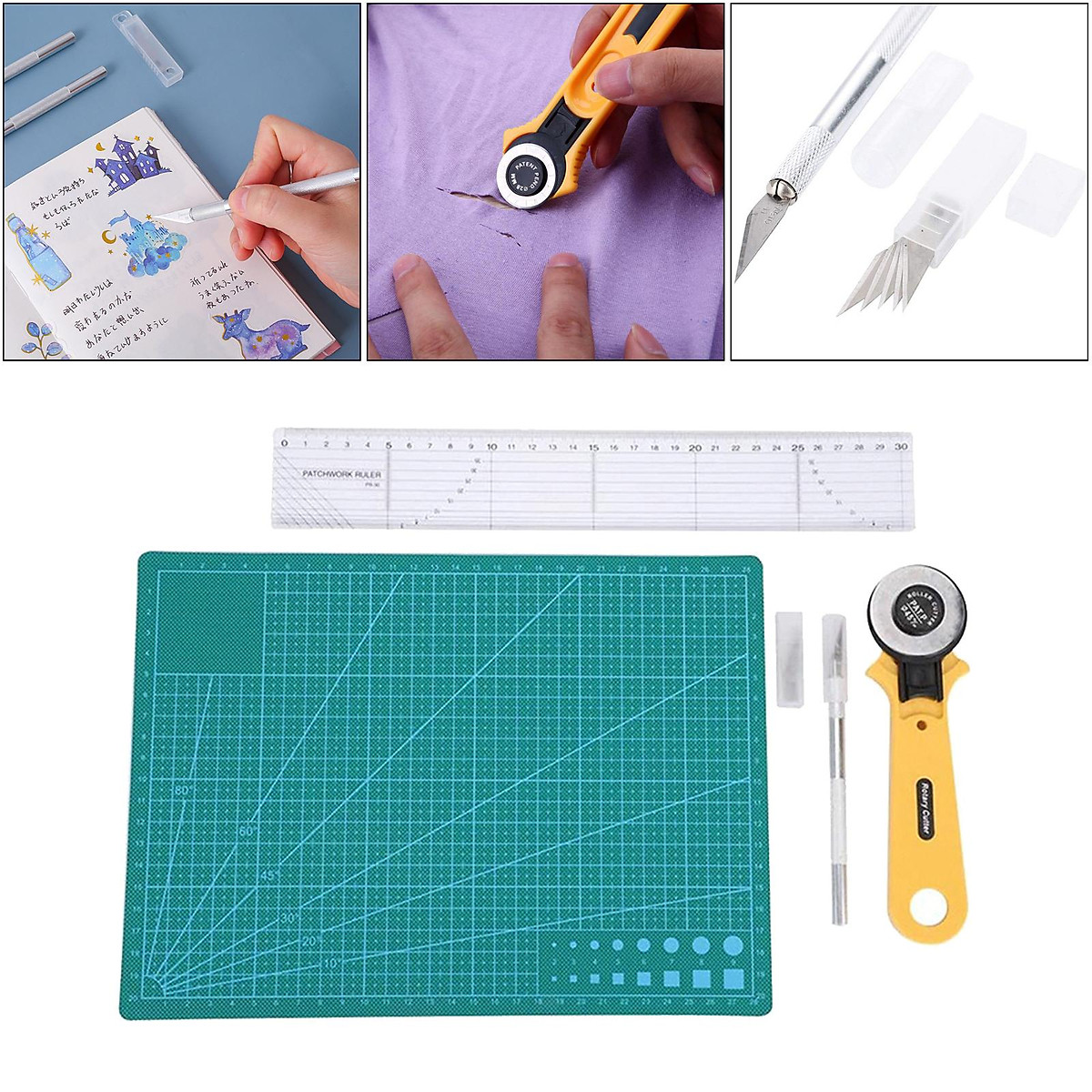 Cordless Electric Scissors USB Rechargeable Cutter Fabric Cutter