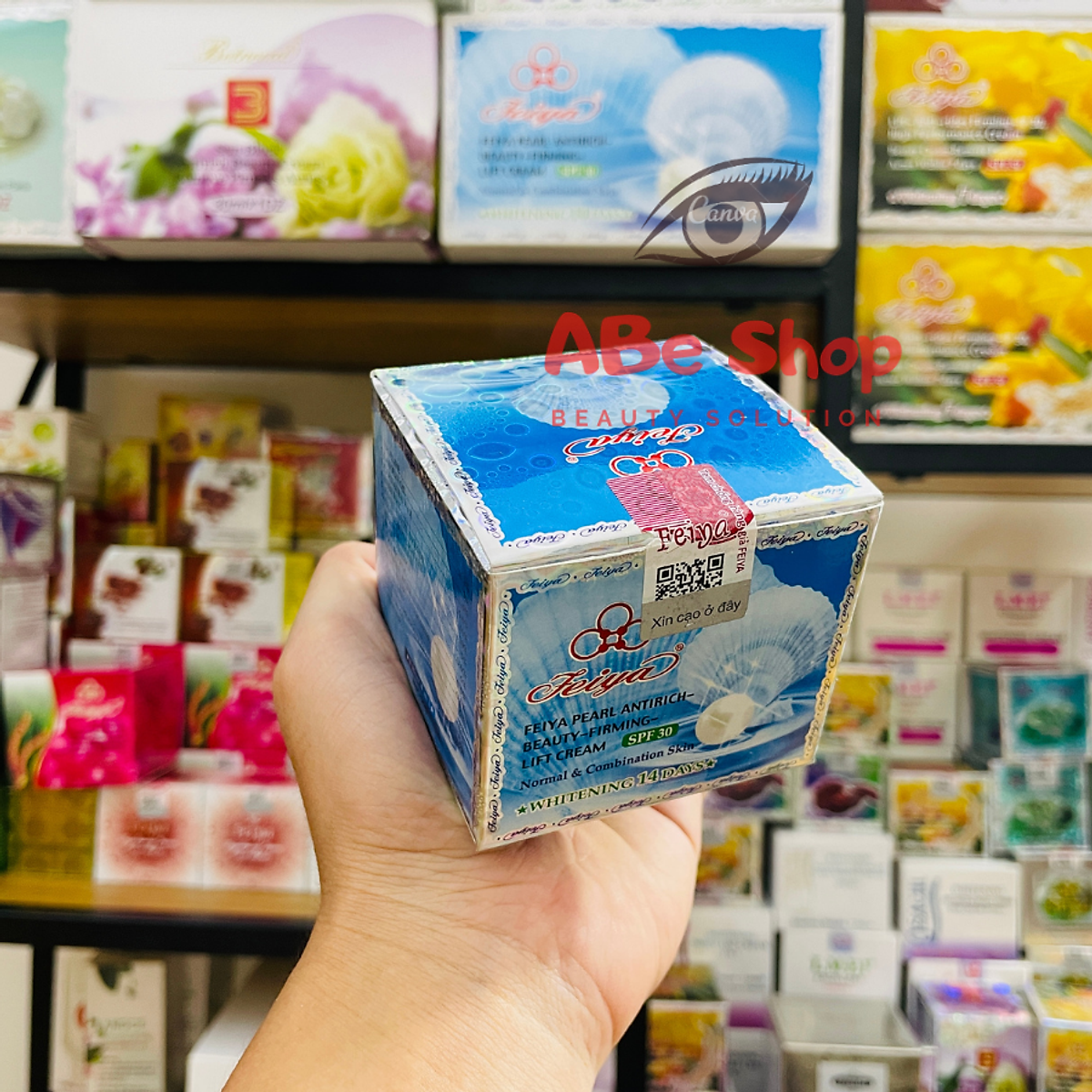 Kem FEIYA Ngọc Trai 50g - Làm Trắng - Giảm Thâm Nám - Cải Thiện Da Tối Màu - Chống Lão Hóa