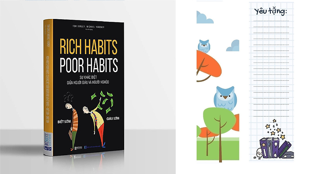 #1 BestSeller- Rich Habits, Poor Habits: Sự Khách Biệt Giữa Người Giàu Và Người Nghèo (Tặng Kèm BookMark)- Biết Sớm Giàu Sớm