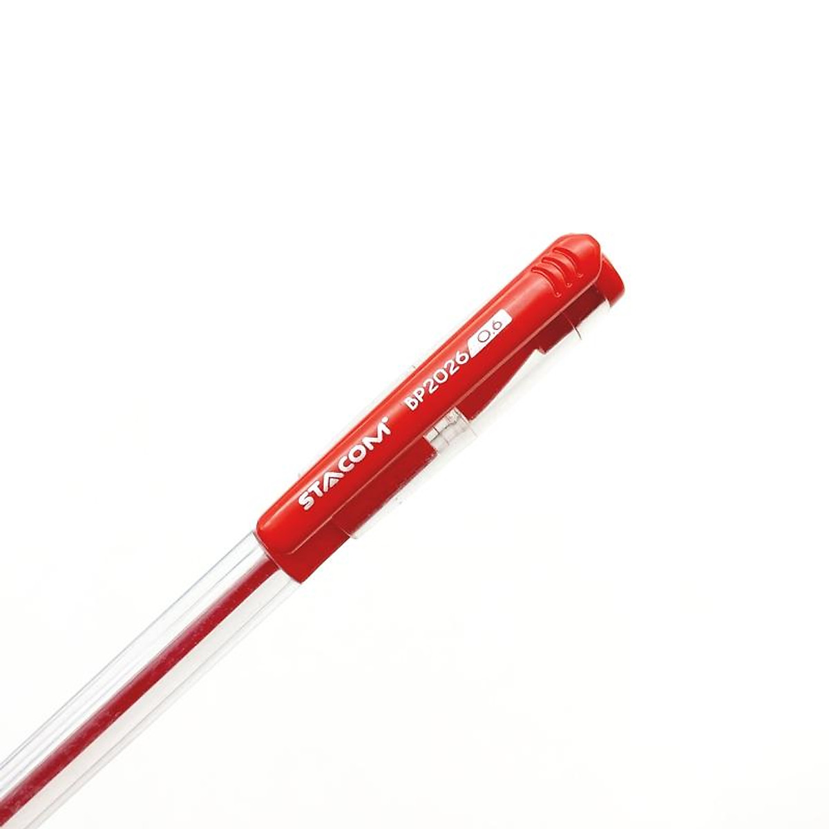 Bút Bi 0.6 mm - Stacom BP2026-B - Mực Đỏ