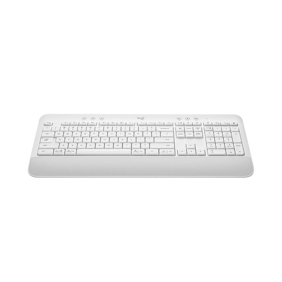 Bàn Phím Không Dây Logitech Signature K650 - Nhỏ gọn, gác tay tích hợp, tương thích Mac , Bluetooth & USB Bolt - Hàng chính hãng