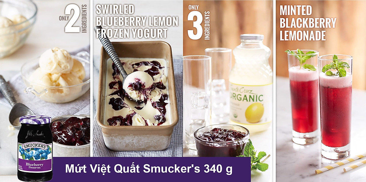 Mứt Việt Quất Smucker's 340g (Mỹ)