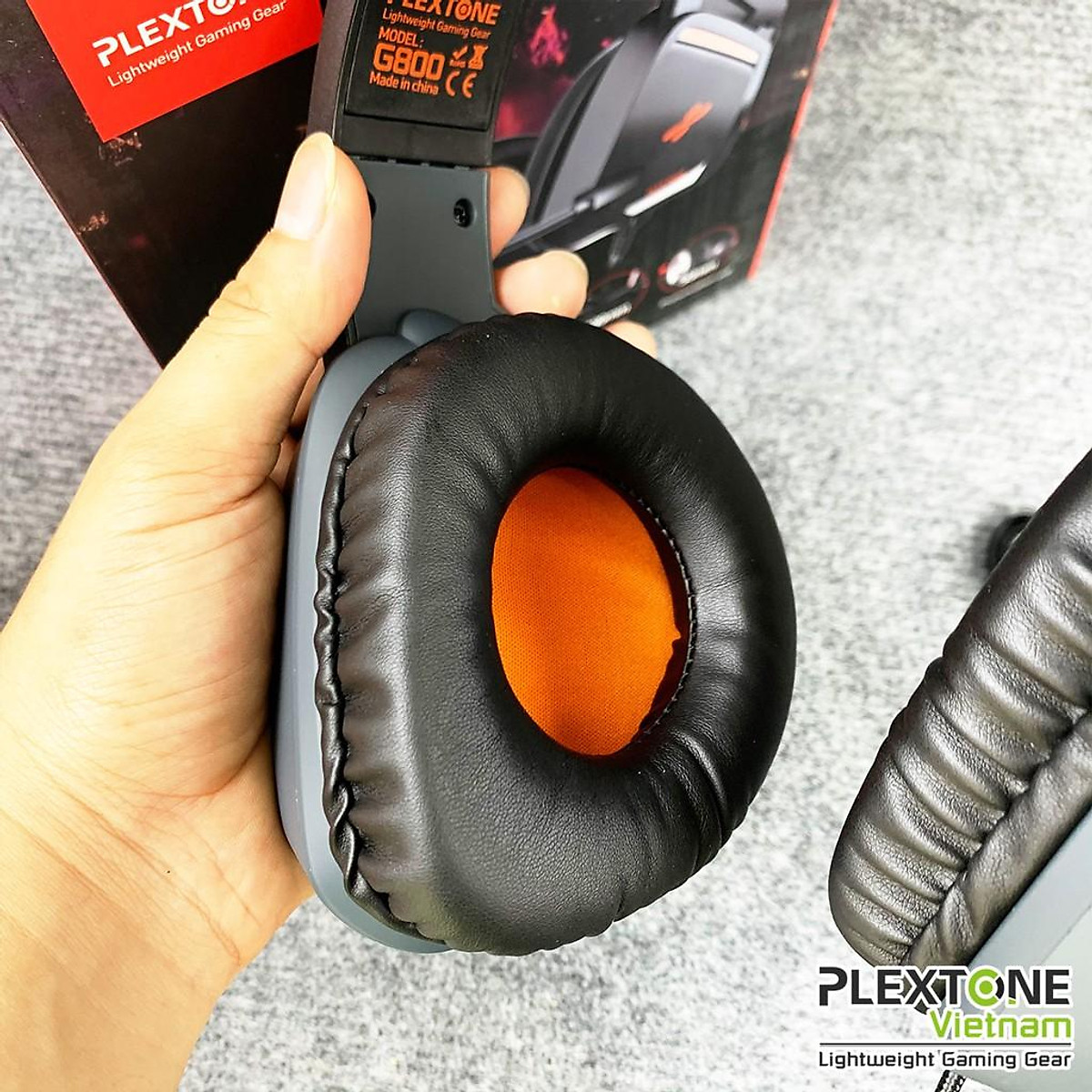 Mua Tai nghe Gaming Chụp Tai Plextone G800 có Mic hỗ trợ chơi game PUBG COD - Xám tại vinet shop | Tiki