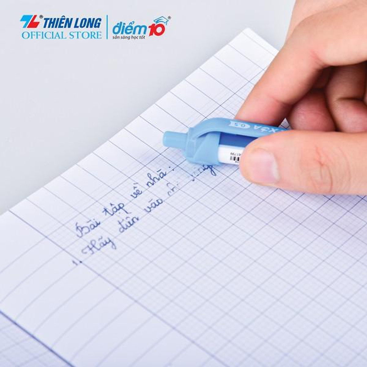 Combo 20 Bút Gel Thiên Long Mondee TP-GELE003 - 3 màu mực Xanh/ Tím/ Đen - Mực Xóa Được