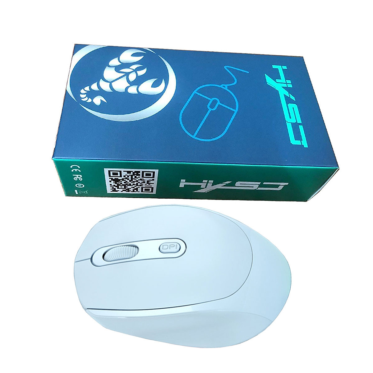 Chuột không dây HXSJ M107 wireless 2.4Ghz sạc pin, chồng ồn, DIP1600 chuyên dùng cho máy tính, laptop, tivi - Hàng chính hãng