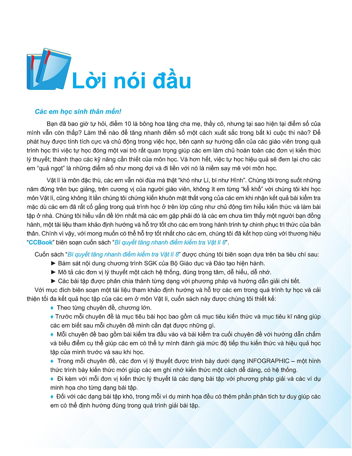 Bí quyết tăng nhanh điểm kiểm tra Vật lí 8 