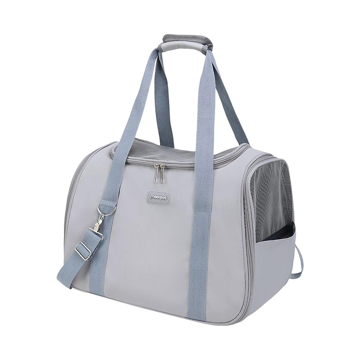 ✓Canvas Pet Carrier - Travel Bag with Leather Handles for Dog and Cats✓ |  eBay