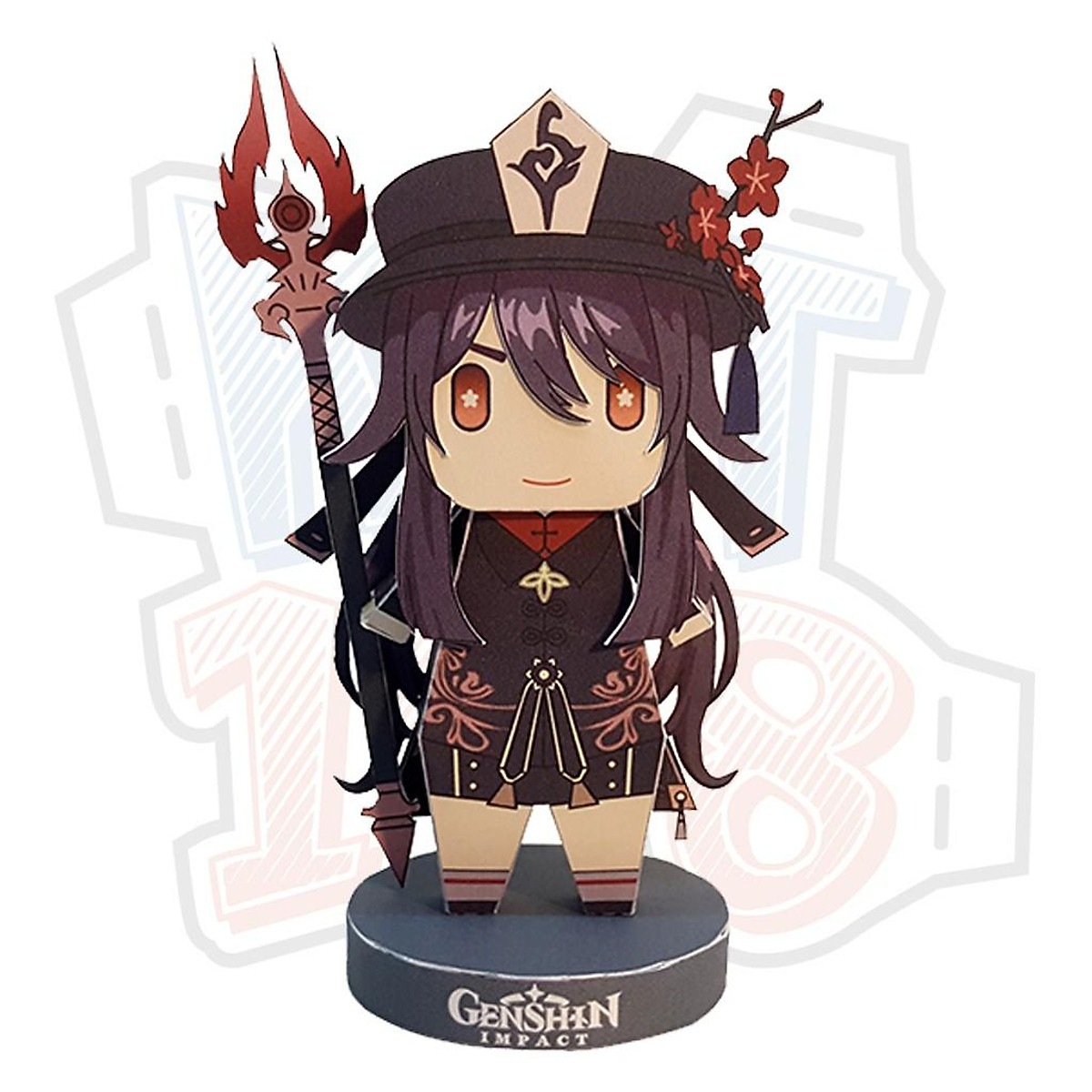 Mô Hình Giấy Venti Chibi Game Genshin Impact  Lazadavn