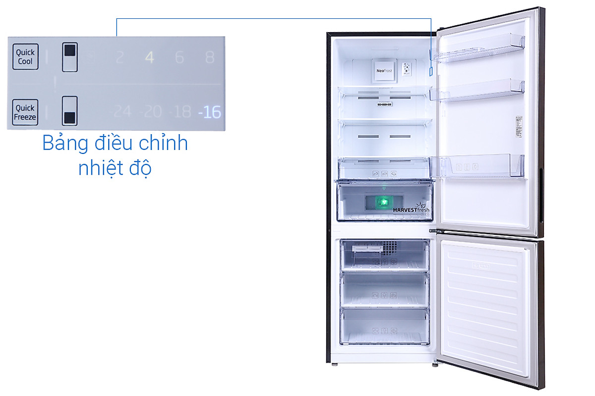 Tủ lạnh Beko Inverter 323 lít RCNT340I50VZK - HÀNG CHÍNH HÃNG