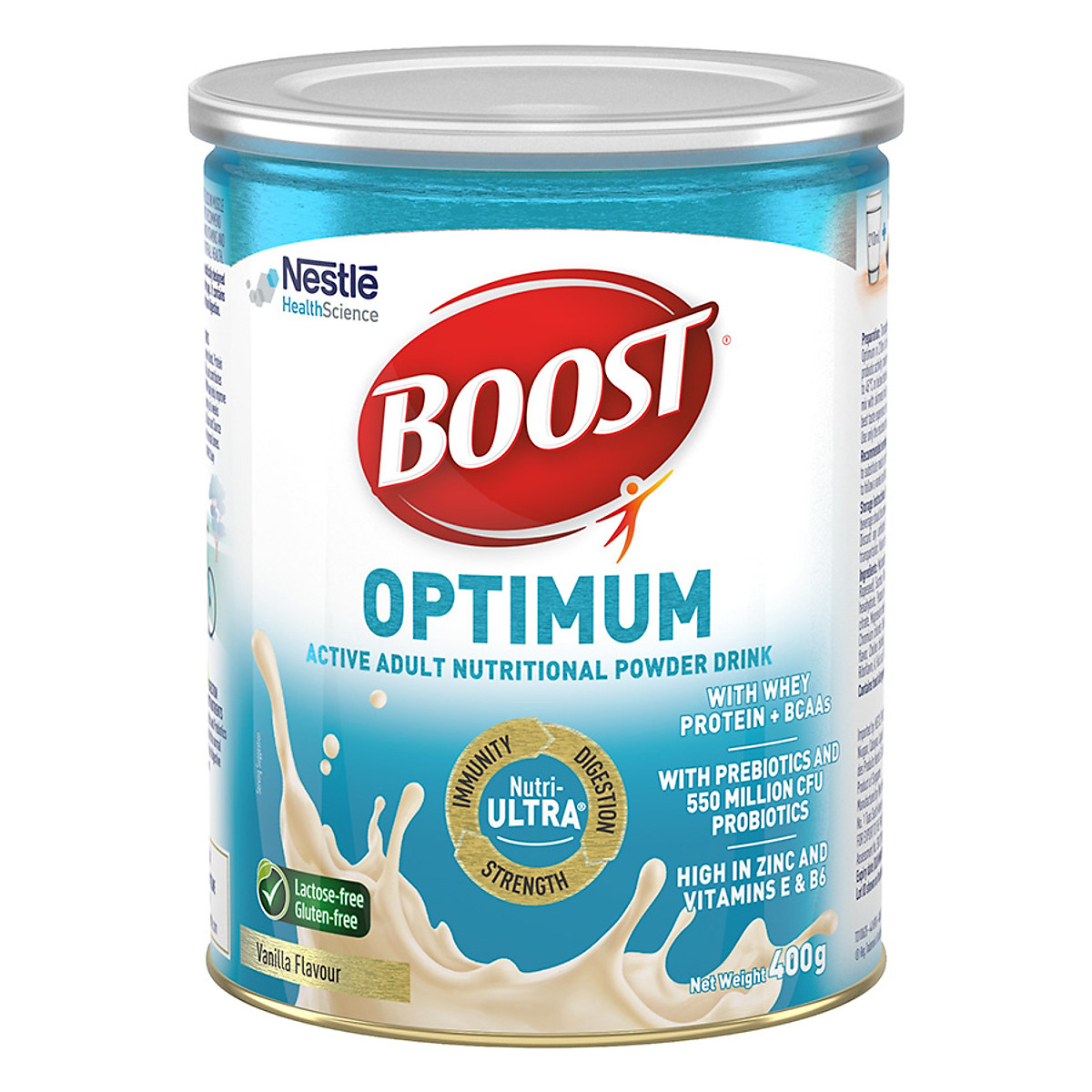 Sản phẩm dinh dưỡng y học Nestlé Boost Optimum bổ sung dinh dưỡng cho người lớn 400g