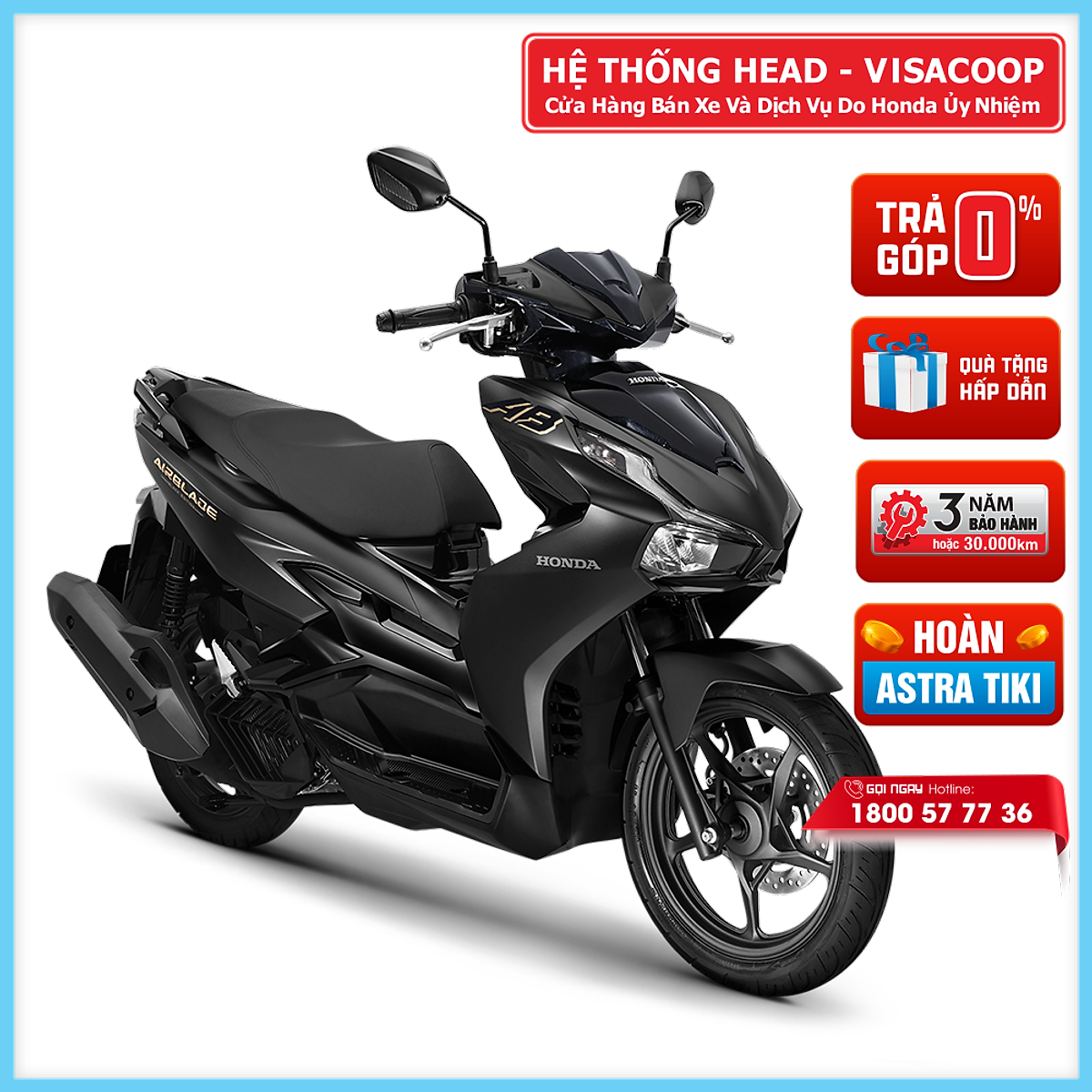 Xe máy Honda AIR BLADE 125cc Phiên bản Đặc biệt - Xe tay ga