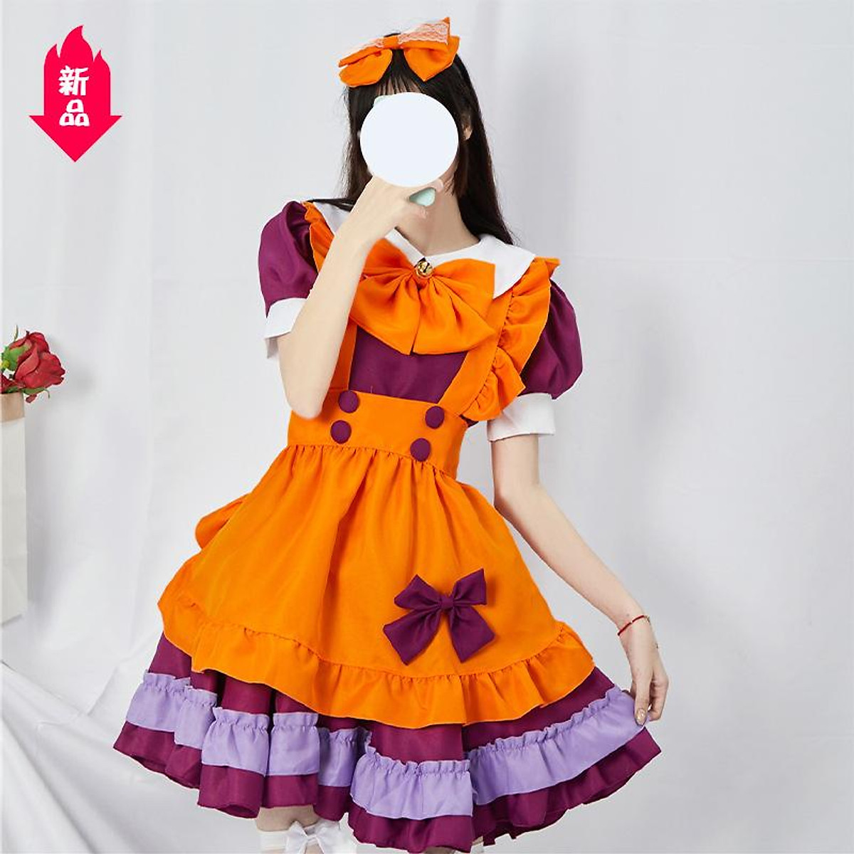 Lolita meninas anime sakura bree kawaii cosplay roupas conjunto