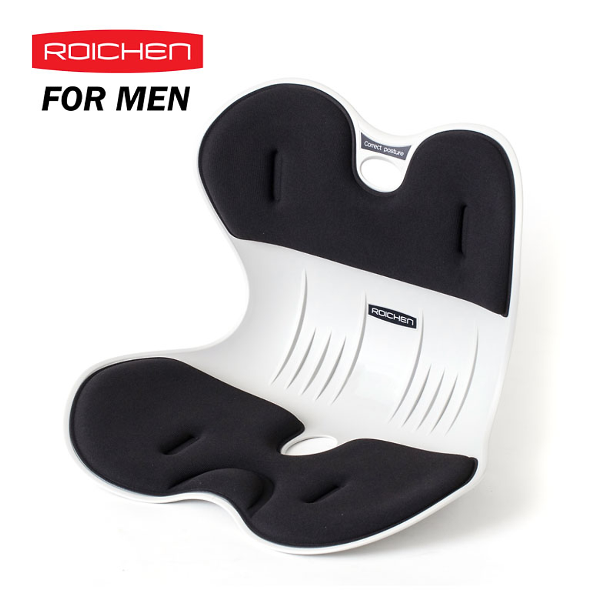 Ghế chỉnh dáng ngồi đúng - Roichen Hàn Quốc (Made in Korea). Dùng cho Nam, 5 màu lựa chọn (Đen, nâu, ghi xám, xanh Mint, xanh dương) Hàng chính hãng