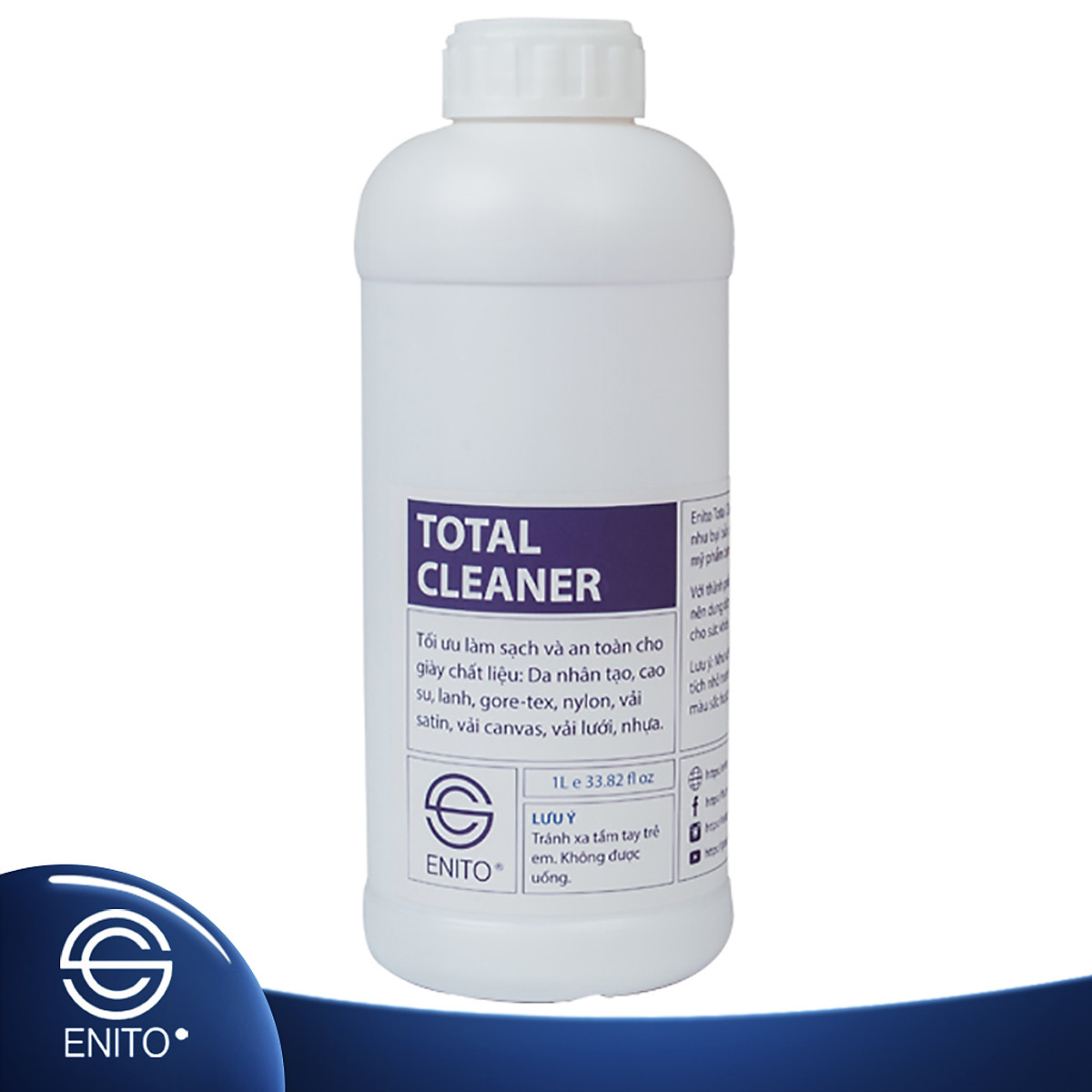 Can dung dịch vệ sinh giày Enito Total Cleaner 1000ml