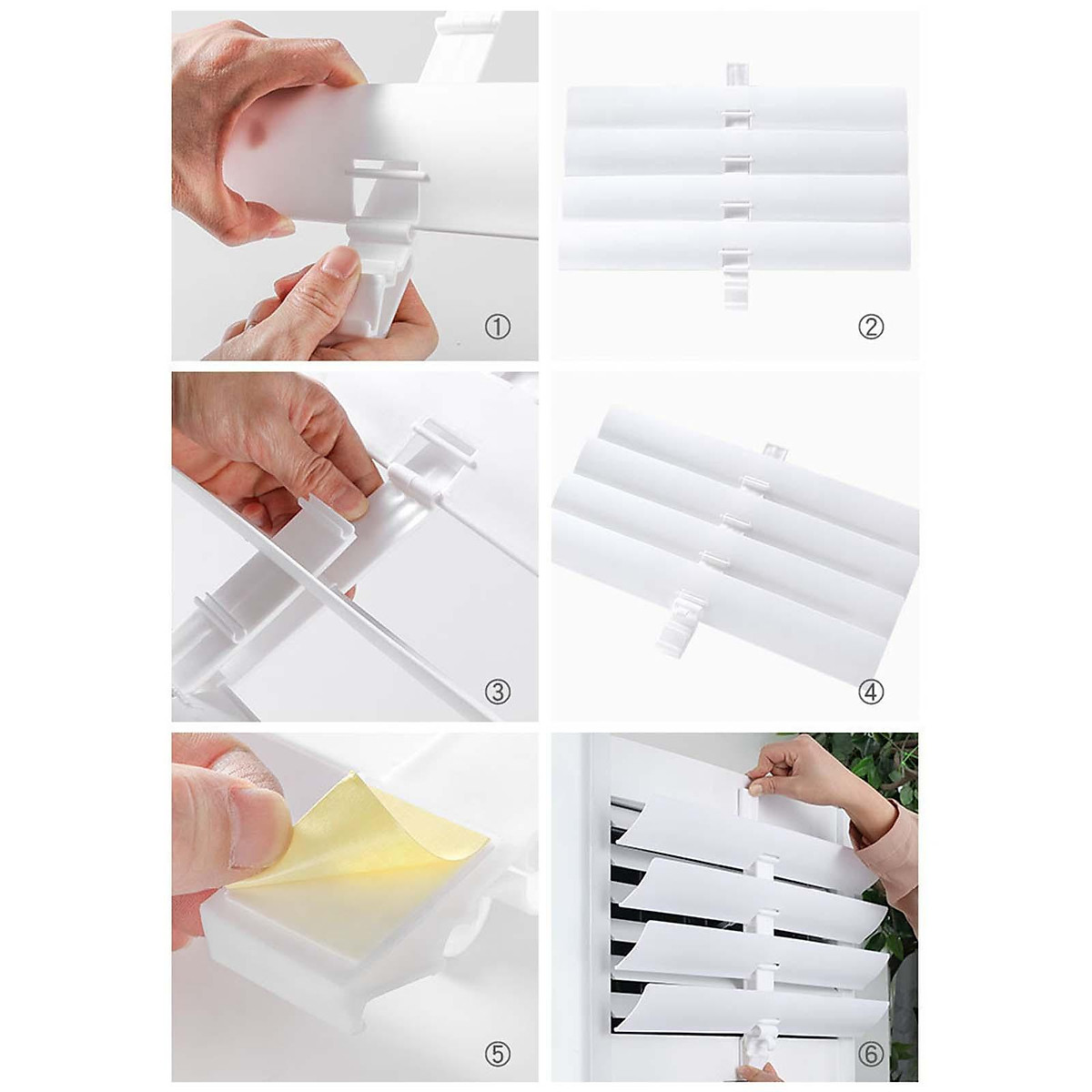 Adjustable Vertical Air Conditioner Deflector, Wind Baffle Adhesive