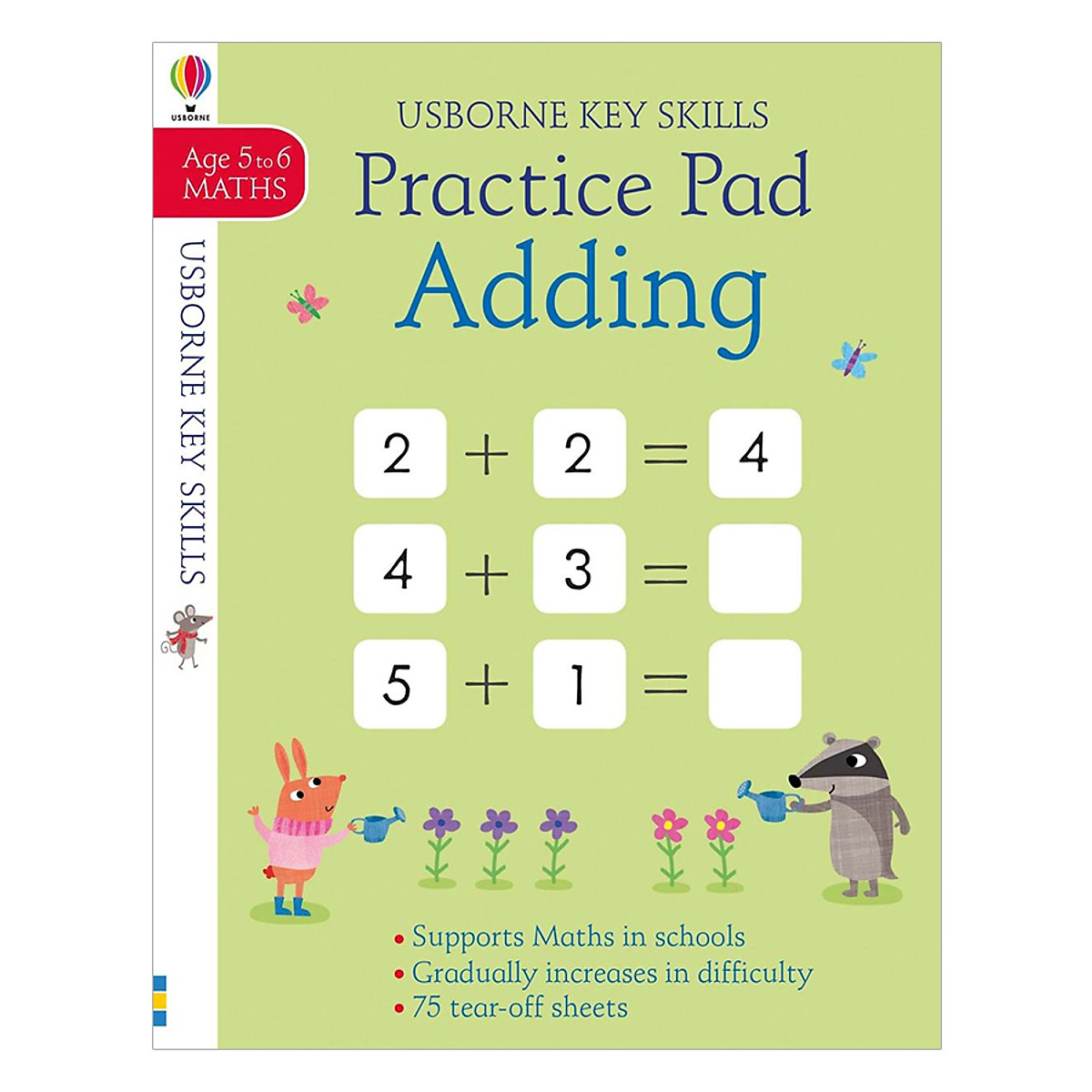 Sách tương tác tiếng Anh - Usborne Adding and Subtracting Practice Pad