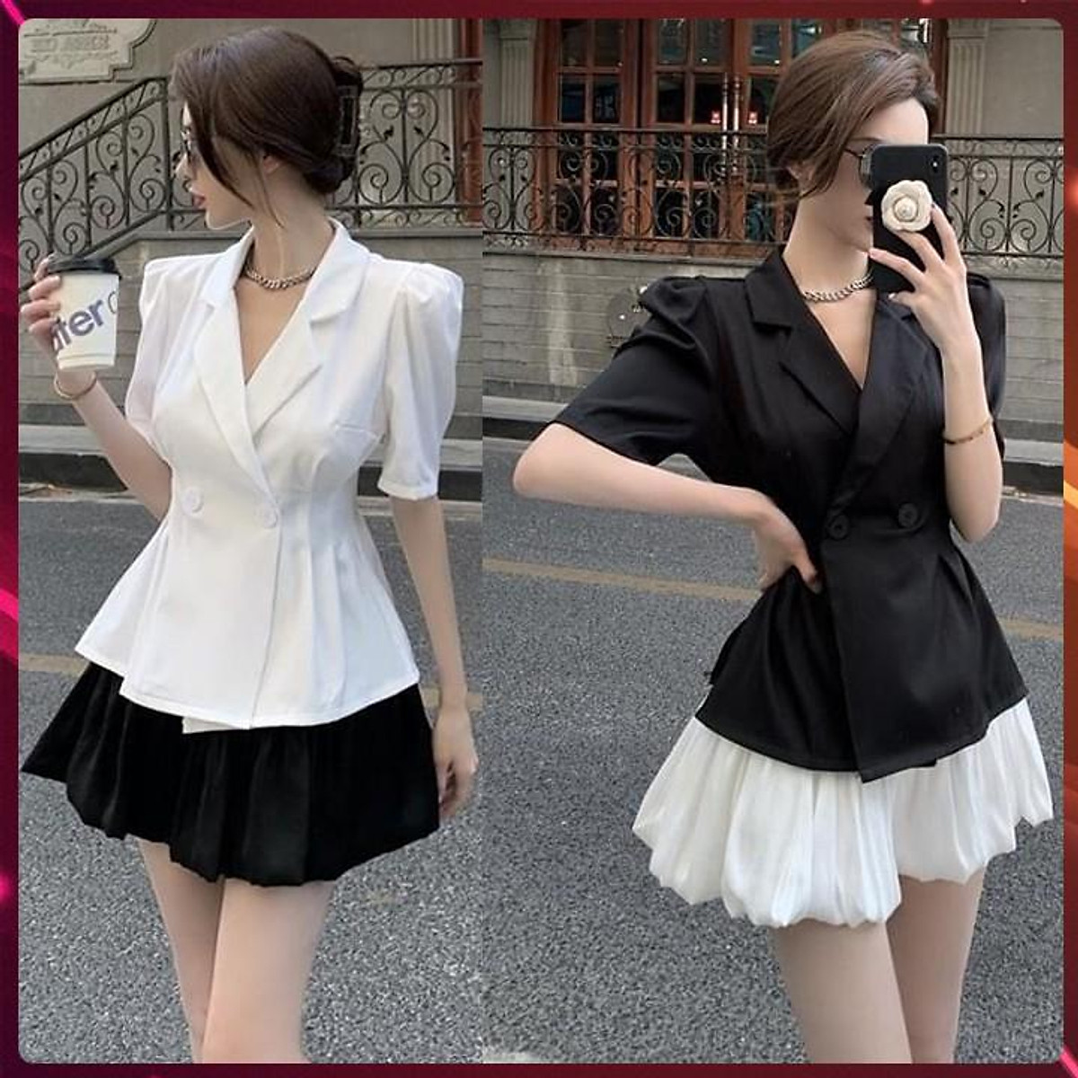 Hot Trend Mix Đồ Với Áo Vest Nữ cực xinh thanh lịch