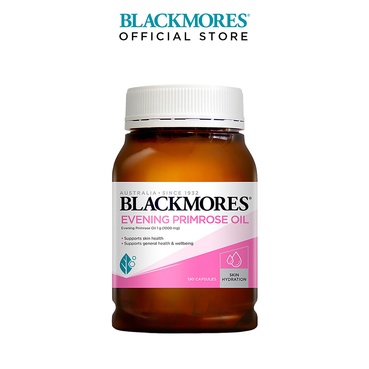 Tinh Dầu Hoa Anh Thảo Hỗ Trợ Cân Bằng Nội Tiết Tố Blackmores Evening Primrose Oil Lọ 190 Viên
