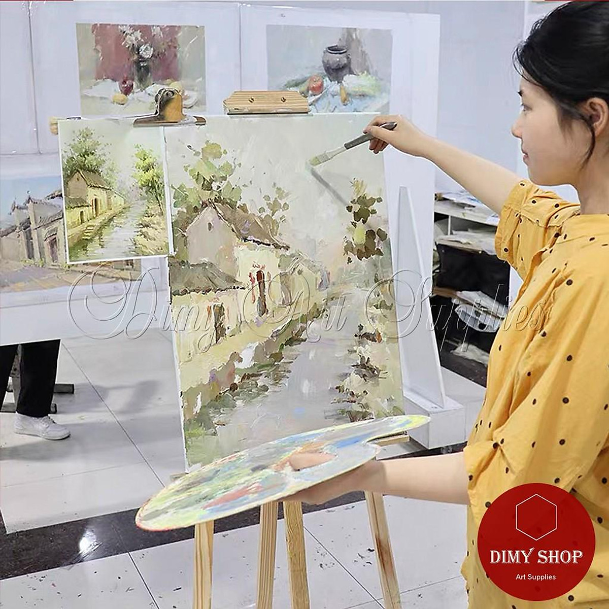 Khung Toan Vẽ Tranh Sơn Dầu, Acrylic Căng Sẵn Size Lớn - Tranh Sơn Dầu