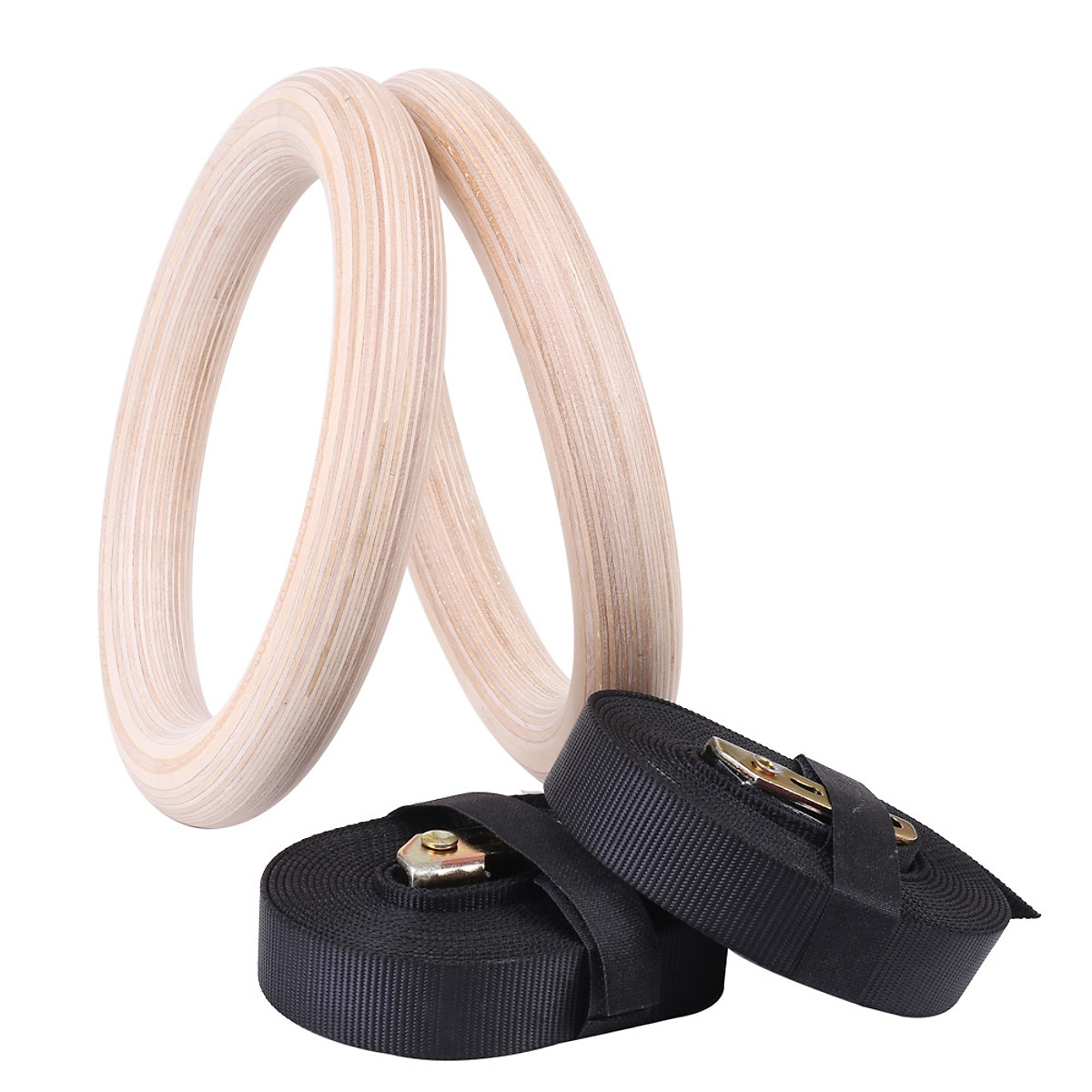 Vòng Treo Gỗ Tập Gym Gymnastic Rings Cleacco