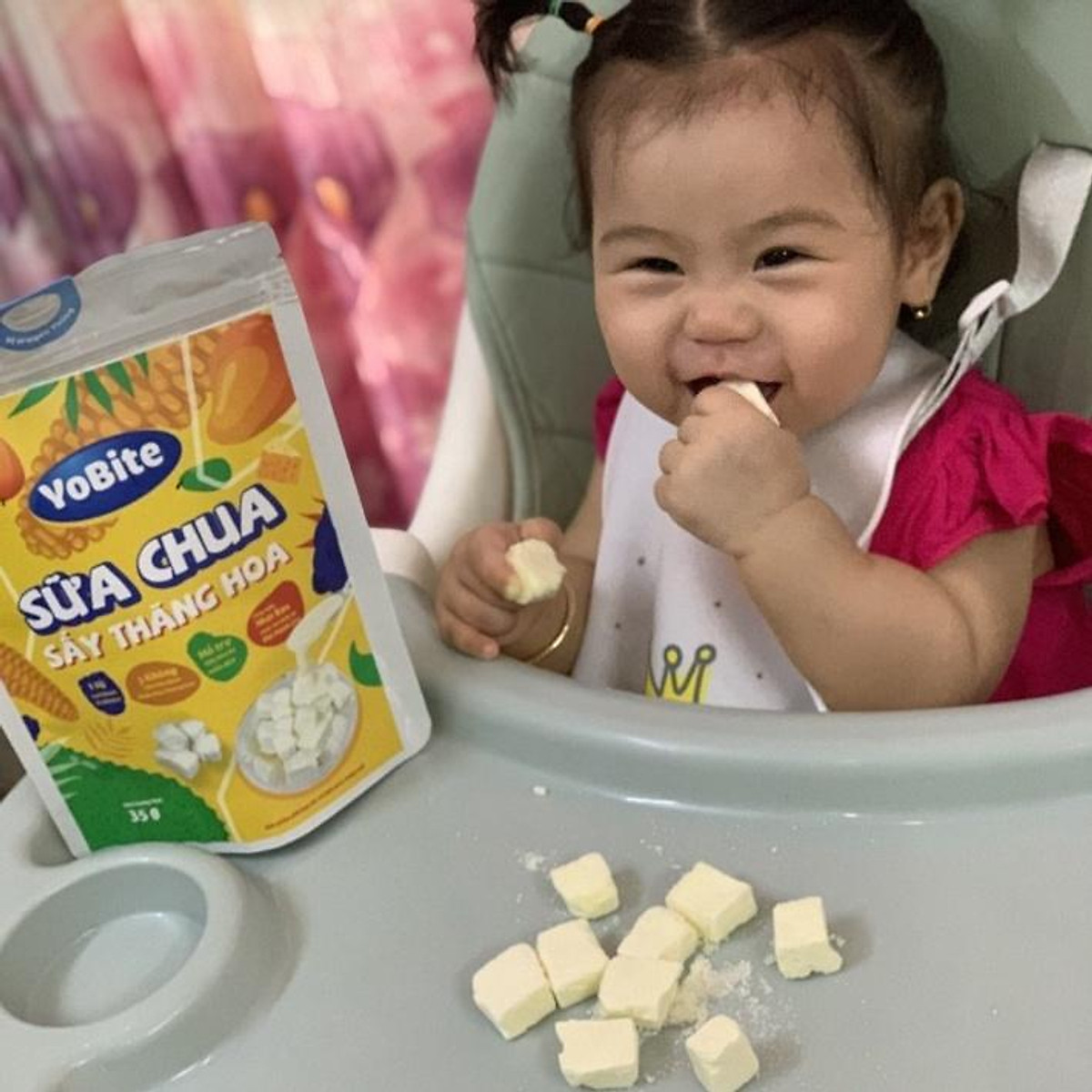 Sữa Chua Khô Sấy Thăng Hoa YOBITE Vị Việt Quất 30gr Hỗ Trợ Tiêu Hóa Tăng Cường Đề Kháng