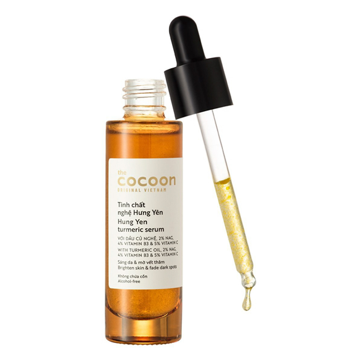 Tinh chất nghệ Hưng Yên Cocoon 30ml bổ sung vitamin C sáng da chuyên sâu mờ vết thâm