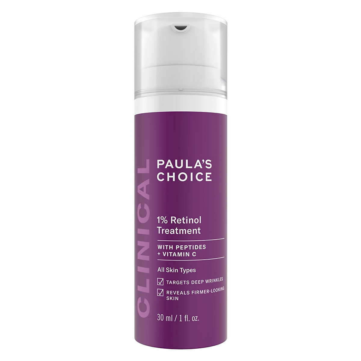 Tinh chất chống nám và nếp nhăn độc đáo Paula's Choice Clinical 1% Retinol Treatment 30ml