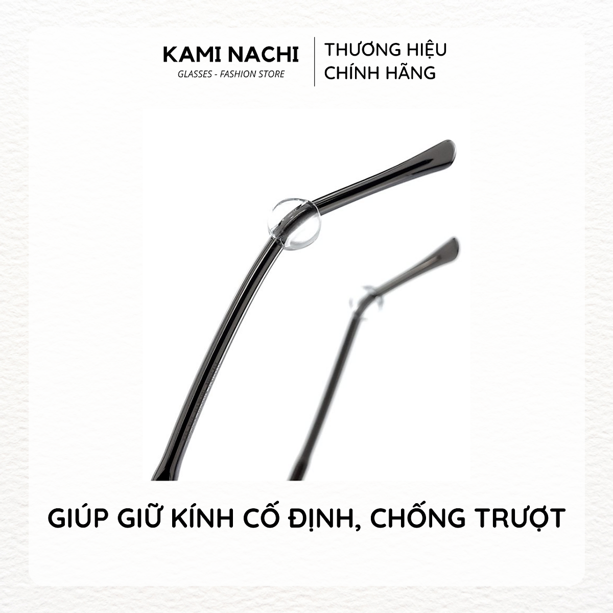 Miếng đệm làm êm tai cho kính bằng silicon siêu bền hình tròn chống trượt KAMI NACHI