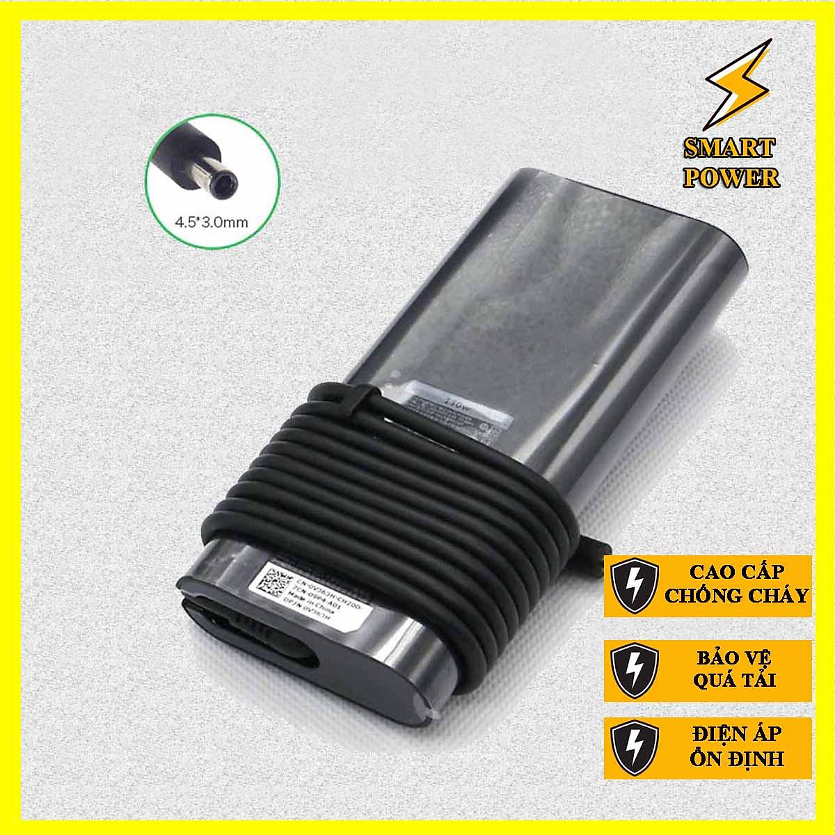 Sạc dành cho laptop Dell Precision 5510 5520 5530 M3800 -130W kim Sạc dành cho laptop Dell Precision 5510 5520 5530 M3800 -130W kim